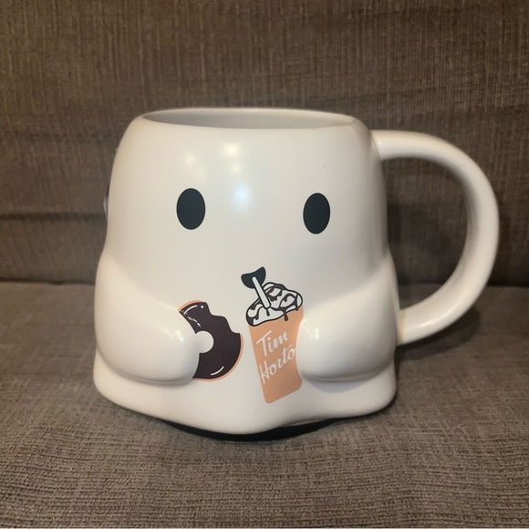 Tim Hortons Heat Colour Changing Ghost Mug 20oz 2024 Halloween BRAND NEW π» - Picture 1 of 7